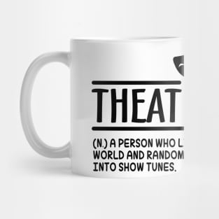 Theatre Nerd Definition Mug